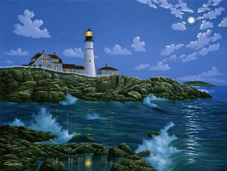 Portland Head Light by Eduardo Camoes art print