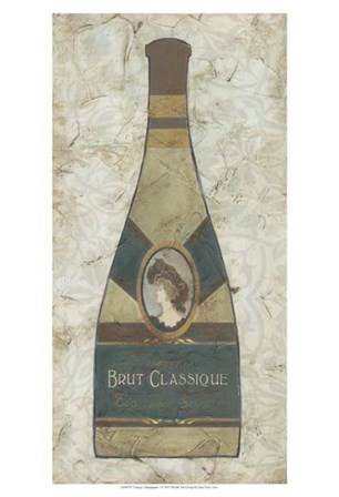 Vintage Champagne I by June Erica Vess art print