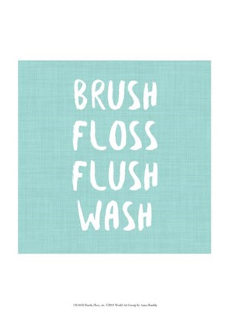 Brush, Floss etc by Anna Hambly art print