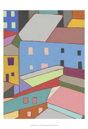 Rooftops in Color I by Nikki Galapon art print