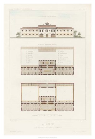 Habitations Modernes II by A. Morel art print