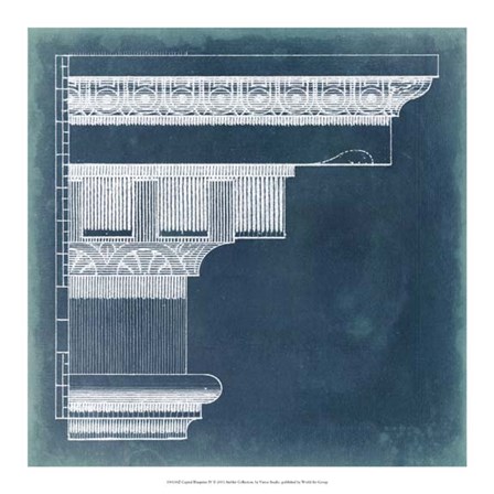 Capital Blueprint IV by Vision Studio art print