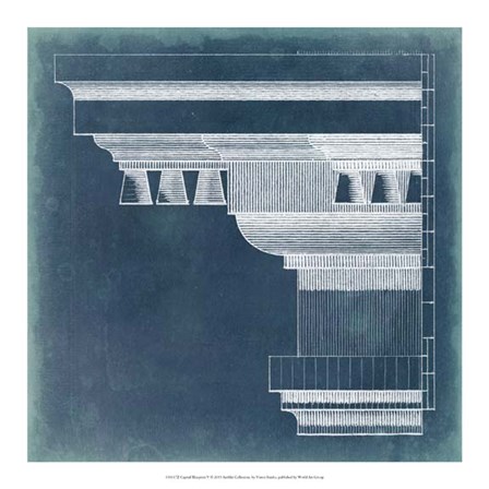 Capital Blueprint V by Vision Studio art print