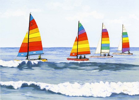 Sail Colors by Patrick Sullivan art print