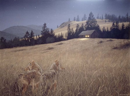 Light In The Window by Ron Parker art print