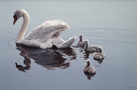 Following Mama by Ron Parker art print