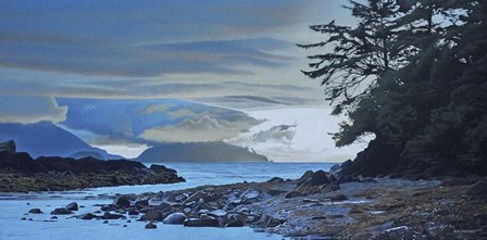 Haida Gwaii Evening Shore by Ron Parker art print