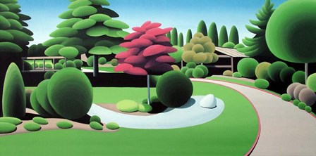 Saanich Hospital Garden by Ron Parker art print