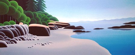 Witty's Lagoon - Left by Ron Parker art print