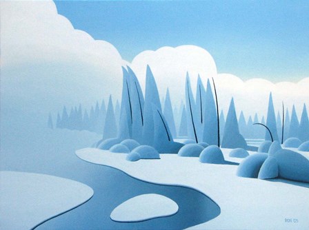 Winter Mist by Ron Parker art print