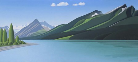 Mountain Lake by Ron Parker art print