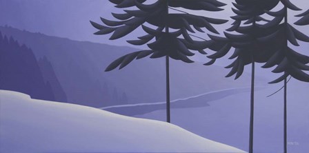 Seabank Winter by Ron Parker art print