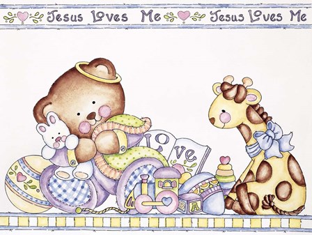 Jesus Loves Me 2 by Shelly Rasche art print