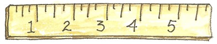 School Ruler by Shelly Rasche art print