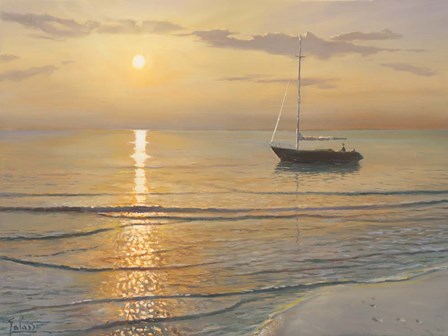 Mattino sul Mare by Adriano Galasso art print