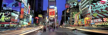 Times Square facing North, NYC by Richard Berenholtz art print
