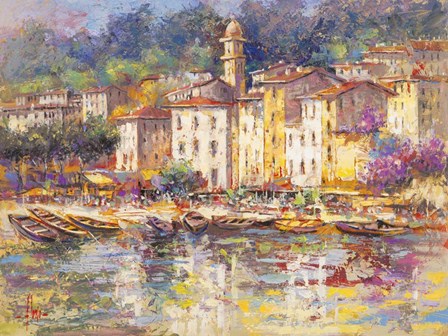 Portofino by Luigi Florio art print