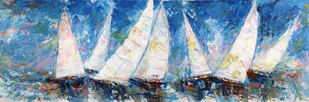 Regata Verso Sera by Luigi Florio art print