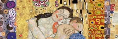 Deco Panel (Death and Life) by Gustav Klimt art print