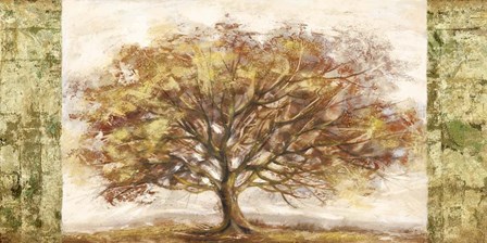 Golden Tree Panel by Lucas art print