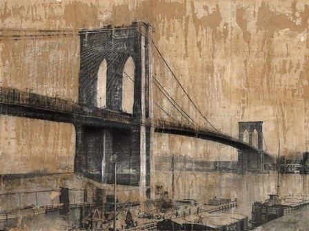 Brooklyn Bridge 2 by Dario Moschetta art print
