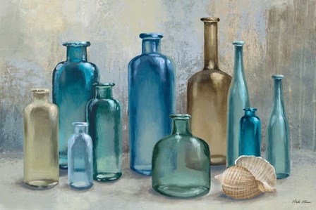 Glass Bottles by Michael Marcon art print