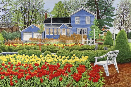 Copper Top Gardens by Thelma Winter art print