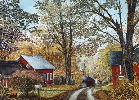 Green River Valley, Southern Vt by Thelma Winter art print