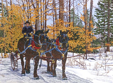 Work Horses by Thelma Winter art print
