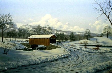 Winter Landscape 27 by Thomas Linker art print