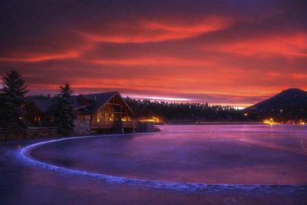 Everygreen Lake Sunrise by Darren White Photography art print