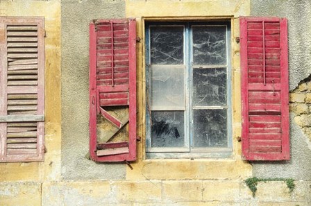 Red Shutters by Cora Niele art print