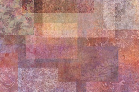 Stylish Patterns Rosy Brown by Cora Niele art print