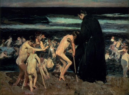 Sad Inheritance by Joaquin Sorolla y Bastida art print