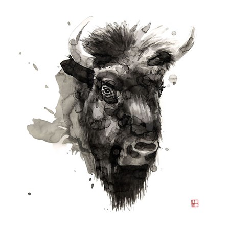 Buffalo by Philippe Debongnie art print