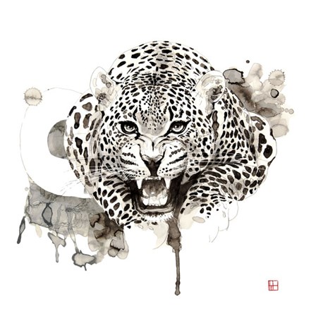 Leopard by Philippe Debongnie art print
