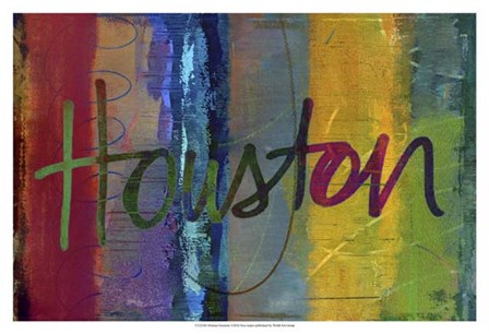 Abstract Houston by Sisa Jasper art print