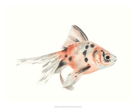 Watercolor Tropical Fish I by Naomi McCavitt art print
