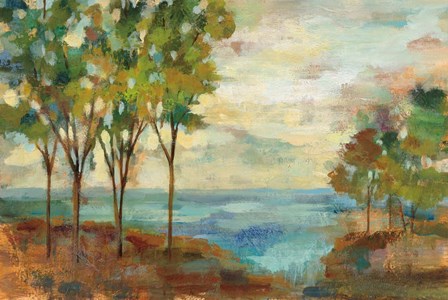 View of the Lake by Silvia Vassileva art print