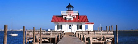 Roanoke Marshes Lighthouse, Outer Banks, North Carolina by Panoramic Images art print