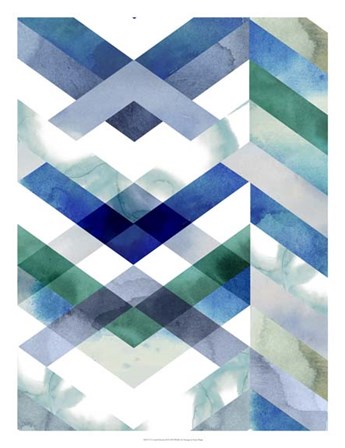 Crystal Chevron II by Grace Popp art print