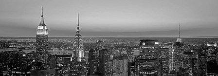 Midtown Manhattan at Sunset, NYC by Richard Berenholtz art print