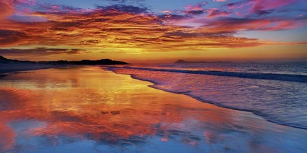 Sunset, North Island, New Zealand by Frank Krahmer art print