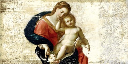 Madonna and Child (after Procaccini) by Simon Roux art print