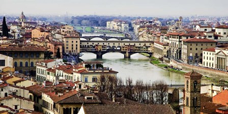 Ponte Vecchio, Florence by Vadim Ratsenskiy art print