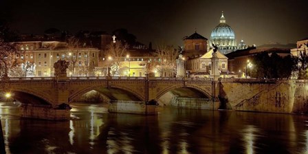 Rome at Night by Vadim Ratsenskiy art print