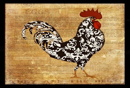 Fancy Rooster by Beth Albert art print