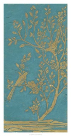 Topaz Chinoiserie I by June Erica Vess art print