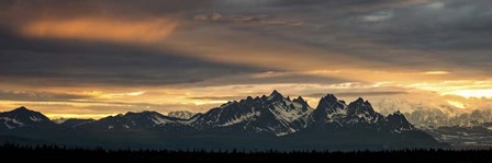 Mountain Sunset by Dan Ballard art print