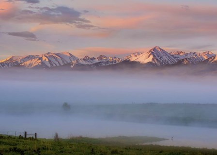 Snow Capped Mountains by Dan Ballard art print